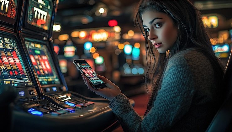 Mobile phone showing glora188 Quick Deposit interface with live baccarat table on screen